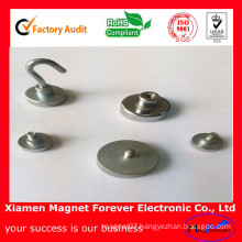 N35 Promotional NdFeB Pot Magnet Neodymium Magnetic Hook